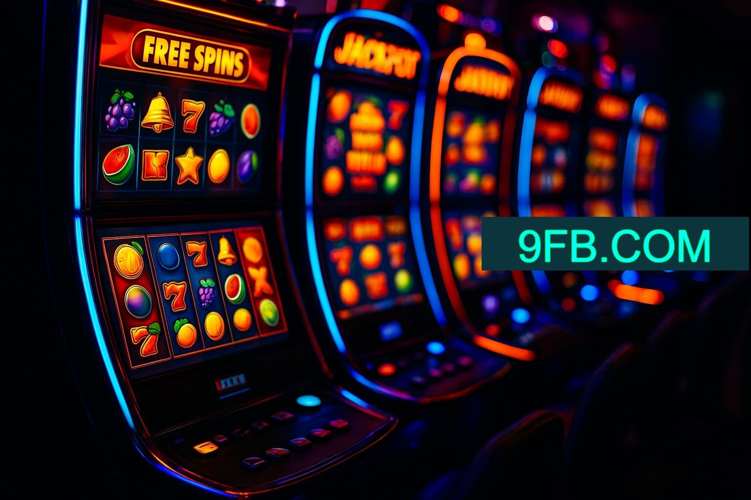 Diversos jogos de caça-níqueis